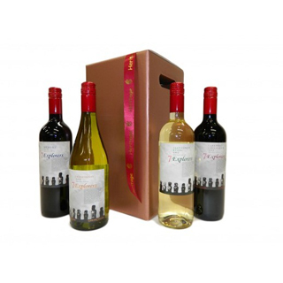 7 Explorers Four Bottle Wine Hamper image